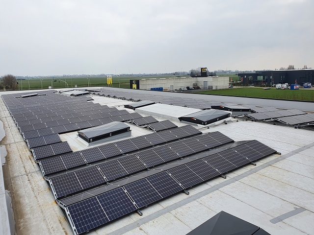 Zonnepanelen op dak
