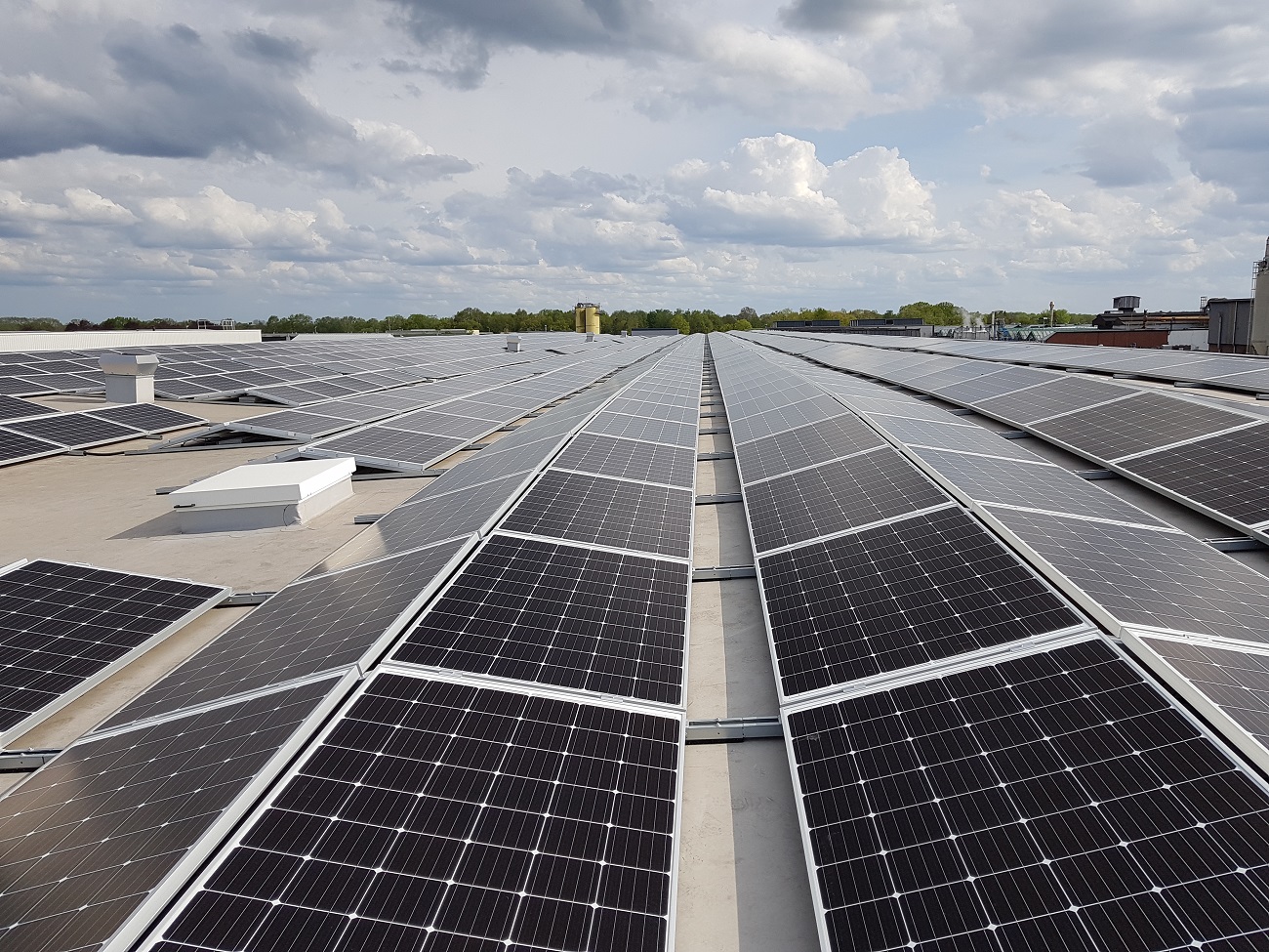 Industriële zonnepanelen