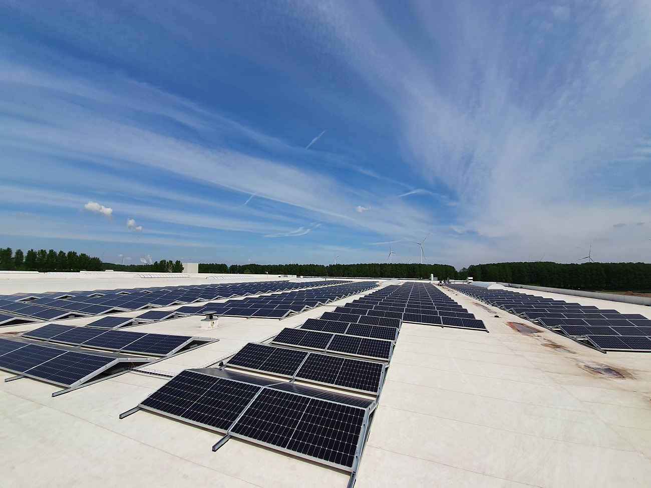 Industriële zonnepanelen